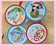 Tropical Christmas Ornaments