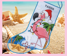 Flamingo Stocking