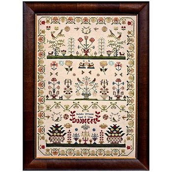 Hands Across The Sea Samplers - Isabella Uffindell 1829 MAIN