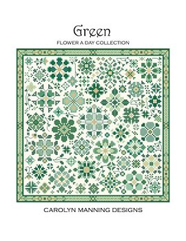 Carolyn Manning Designs - Flower A Day Collection - Green MAIN