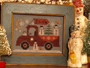 Homespun Elegance - Country Spirits Collection - Traveling Snowmen Truck MAIN