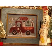 Homespun Elegance - Country Spirits Collection - Traveling Snowmen Truck THUMBNAIL