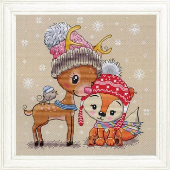 Les Petites Croix De Lucie - Cute Deer Fox And Friend MAIN