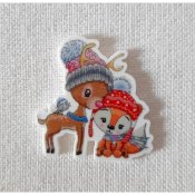 Les Petites Croix De Lucie Magnet - Cute Deer Fox And Friend Magnet THUMBNAIL