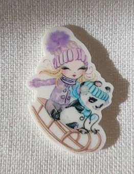 Les Petites Croix De Lucie Magnet - Tobogganing Magnet MAIN