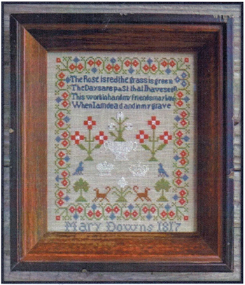 Victorian Rose Needlearts - Mary Downs 1817 MAIN