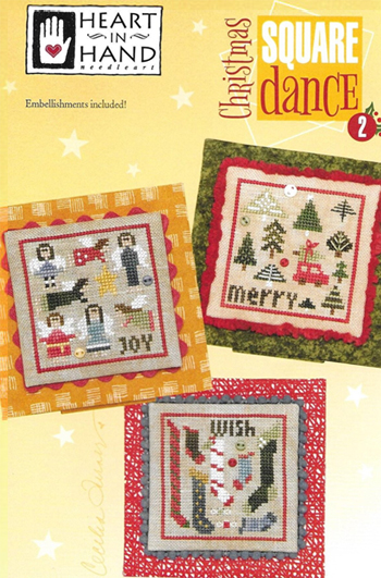 Heart in Hand Needleart - Christmas Square Dance 2 MAIN