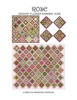 Carolyn Manning Designs - Granny's Flower Garden - June Rose MAIN