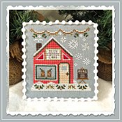 Country Cottage Needleworks - Snow Village 10 - Iced Coffee Cafe THUMBNAIL