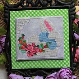 Luhu Stitches - Blue Bow Bunny MAIN