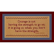 Burdhouse Stitchery - Courage THUMBNAIL