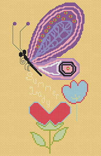 Susanamm Cross Stitch - Summer Lady MAIN