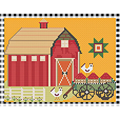 Susanamm Cross Stitch - The Barn THUMBNAIL