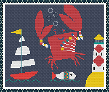 Susanamm Cross Stitch - Crazy Crab MAIN