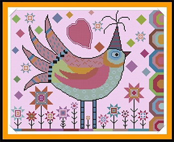 Susanamm Cross Stitch - Carnival Bird MAIN