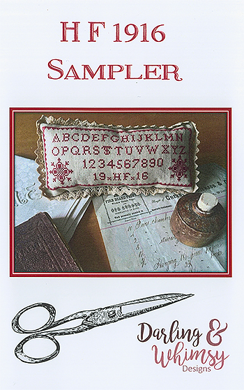 Darling & Whimsy Designs - H F 1916 Sampler MAIN