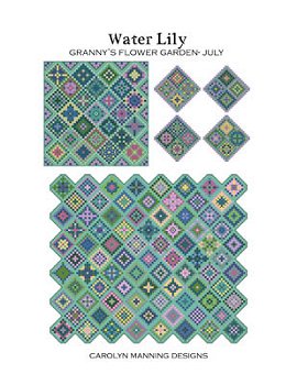 Carolyn Manning Designs - Granny's Flower Garden - July Water Lily MAIN