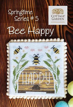 Cottage Garden Samplings - Springtime Series #5 - Bee Happy MAIN