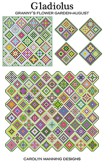 Carolyn Manning Designs - Granny's Flower Garden - August Gladiolus MAIN
