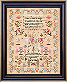 Hands Across The Sea Samplers - Mary Ann Diaper 1826 THUMBNAIL