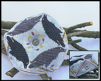 Designs By Lisa - Raven A-Round Biscornu MAIN