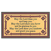 Burdhouse Stitchery - May The Lord Bless You THUMBNAIL