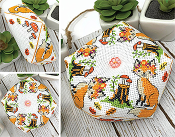 Tiny Modernist - Fox Biscornu MAIN
