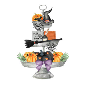 Les Petites Croix De Lucie Magnet - Halloween Tray Magnet MAIN