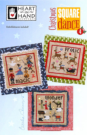 Heart in Hand Needleart - Christmas Square Dance 4 MAIN
