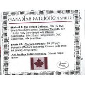 Jeannette Douglas Designs - Canadian Patriotic Sampler Embellishment Pack THUMBNAIL