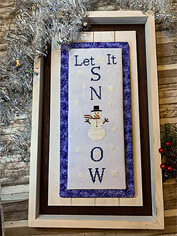 Needle Bling Designs - Wall Decor - Let it Snow MAIN