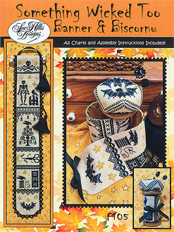 Sue Hillis Designs - Something Wicked Too Banner & Biscornu MAIN