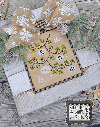 Annie Beez Folk Art - First Snow MAIN