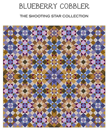 Carolyn Manning Designs - The Shooting Star Collection - Blueberry Cobbler MAIN