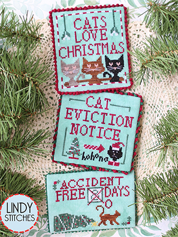 Lindy Stitches - Cats Love Christmas MAIN