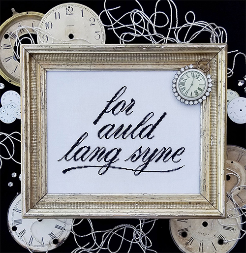 hello from liz mathews cross stitch for auld lang syne cross stitch