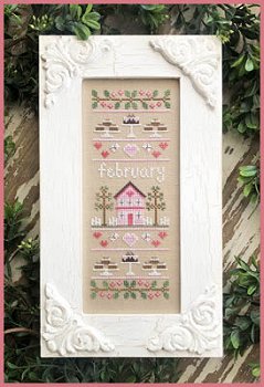 Country Cottage Needleworks - Sampler of the Month - February MAIN