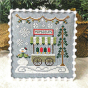 Country Cottage Needleworks - Snow Village 6 - Popsicle Cart THUMBNAIL