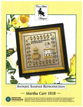 Cross Stitch Antiques - Martha Carr 1838 MAIN