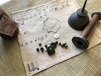 Shakespeare's Peddler - A Handkerchief Sampler MAIN