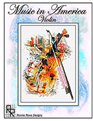 Ronnie Rowe Designs - Music in America - Violin THUMBNAIL