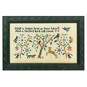 Rosewood Manor - Singing Bird Sampler THUMBNAIL