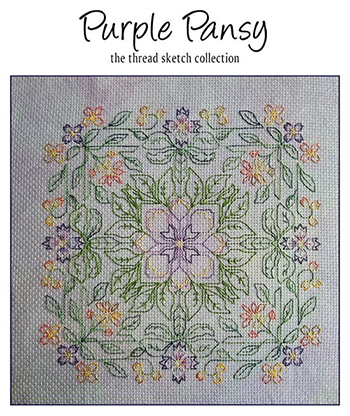 Carolyn Manning Designs - Purple Pansy MAIN