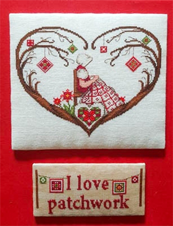 Serenita Di Campagna - Cuori I Love Patchwork cv149 MAIN
