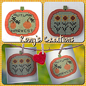 Romy's Creations - Stitch In Wood - Pumpkin THUMBNAIL