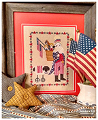 Twin Peak Primitives - Star Spangled Santa and Ewe THUMBNAIL