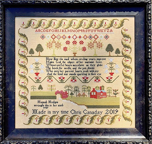 shakespeare's peddler cross stitch ragamuffin 3 hannah's sampler cross ...