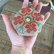 Stacy Nash Designs - Hannah's Sampler Biscornu THUMBNAIL