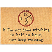 Burdhouse Stitchery - If I Am Not Done Stitching THUMBNAIL