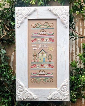 Country Cottage Needleworks - Sampler of the Month - June MAIN